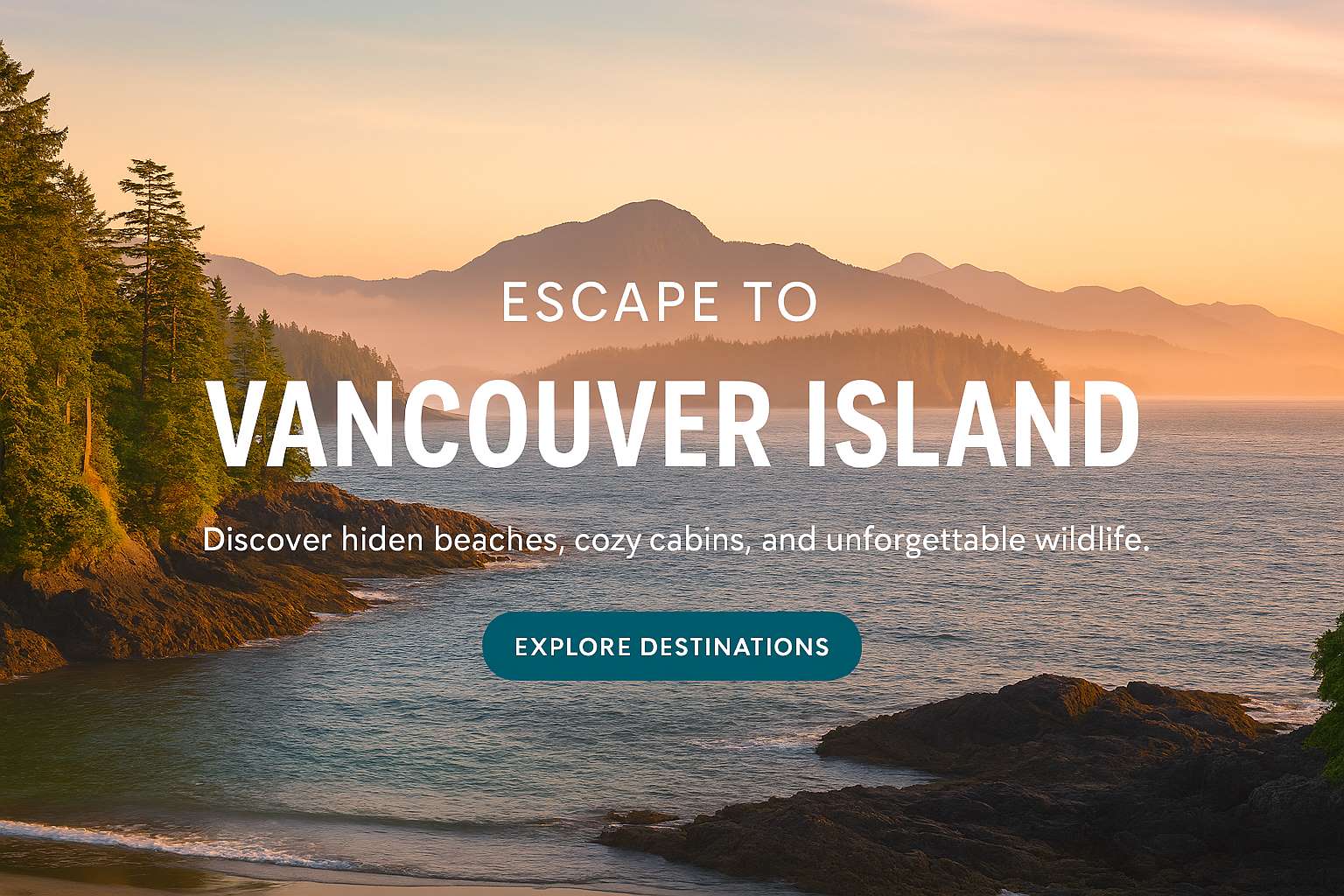 Escape to Vancouver Island for your vacation